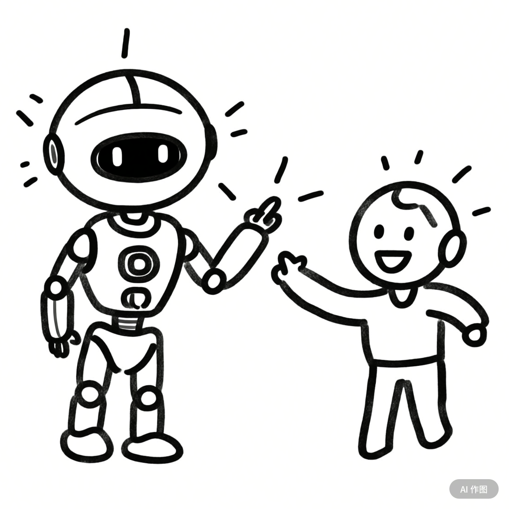 人工智能的應用圖片簡筆畫-域名頻道IDC知識庫