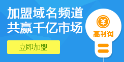加盟域名頻道 共贏千億市場